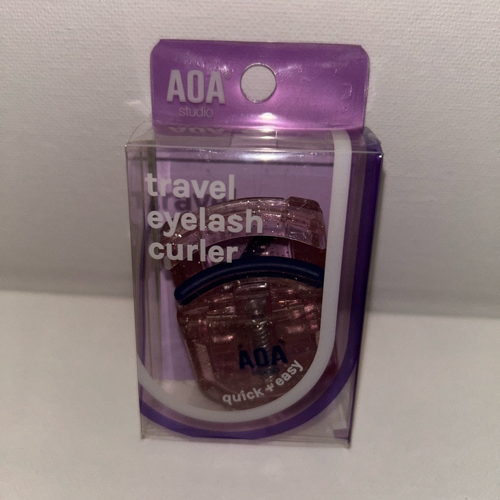 AOA Travel Eyelash Curler - Purple